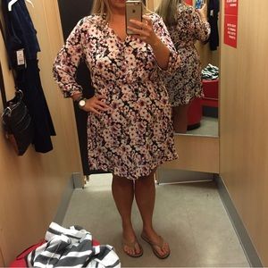 Floral Target Dress